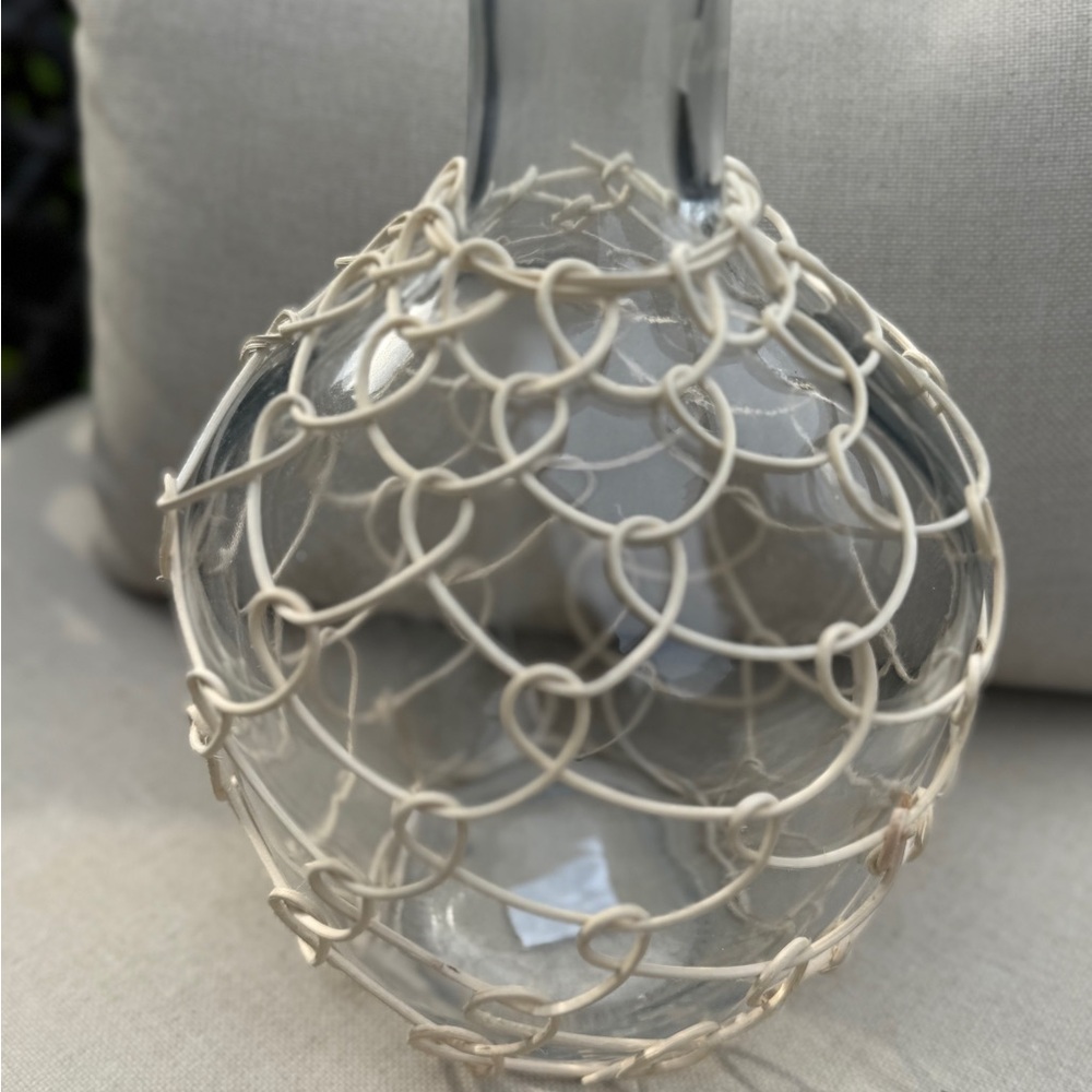Boho Glass Bottle Vase - Picture 9 of 15